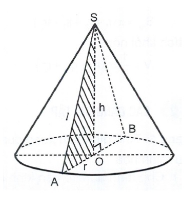 Lý thuyết hình nón hình nón cụt diện tích xung quanh và thể tích hình nón  toán 9
