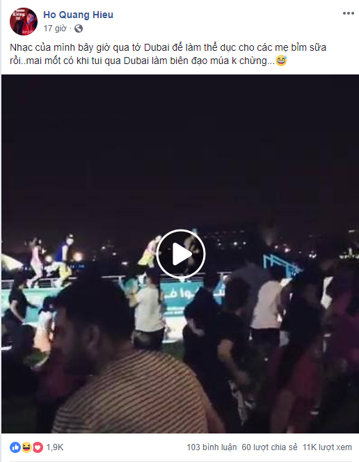 Âm nhạc Hồ Quang Hiếu vượt biên giới đại dương sang Dubai
