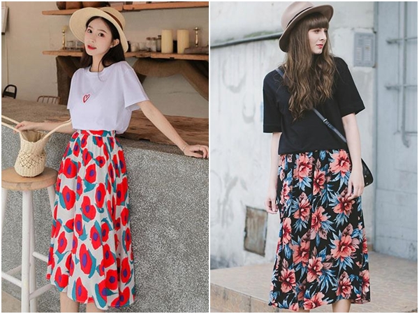 5 cách phối đồ siêu đẹp với chân váy hoa  Báo Phụ Nữ Việt Nam