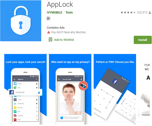 Các Apps tốt nhất dùng để khóa ứng dụng điện thoại Android