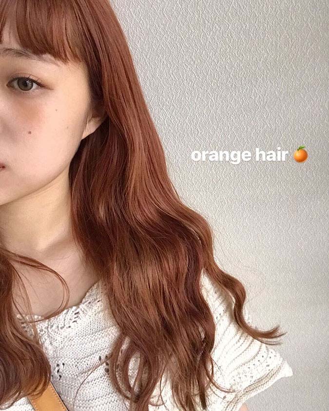 Tóc màu cam và những gợi ý đẹp mê giúp nàng ‘tân trang’ nhan sắc 5