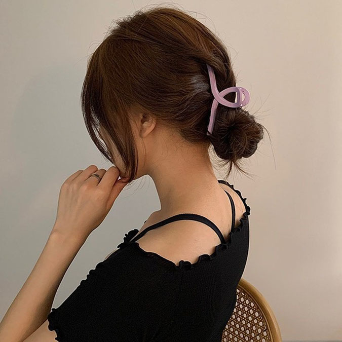 Kẹp tóc dài Hàn Quốc ‘xinh ngất’ và cách tạo kiểu tóc thanh lịch, trendy 35