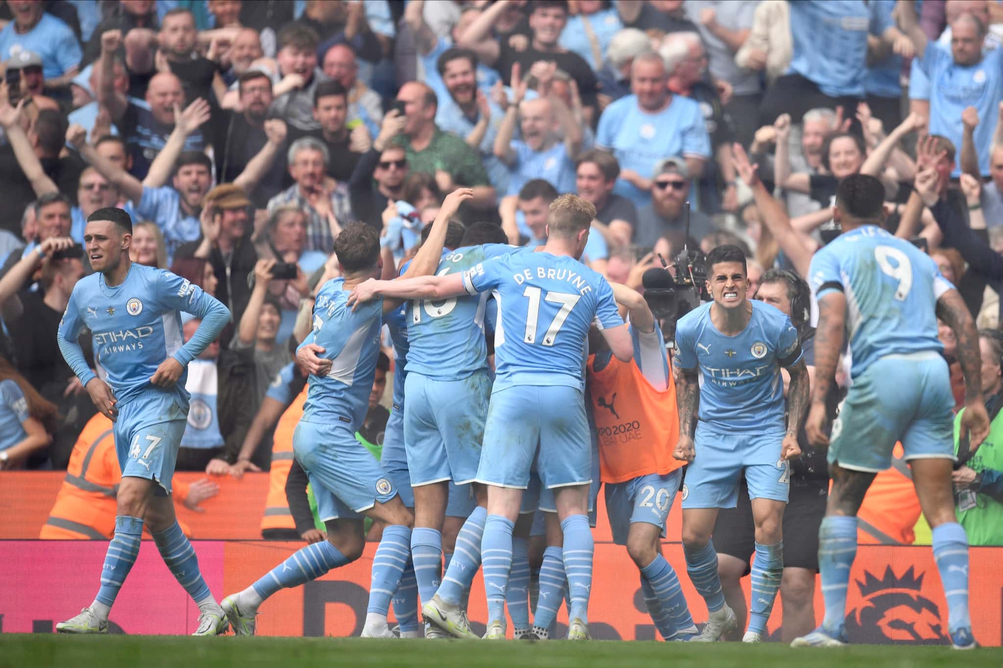 Manchester City win Premier League title in 2021-2022 season