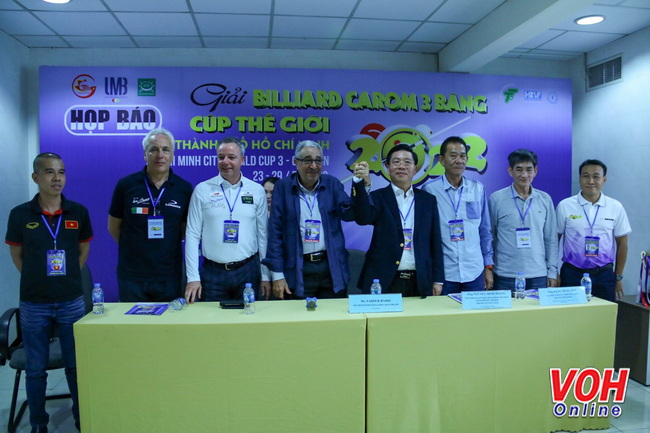 Several of the world's top players take part in the 3rd Billiards Carrom Championship at the 2022 World Cup 1 in Ho Chi Minh City