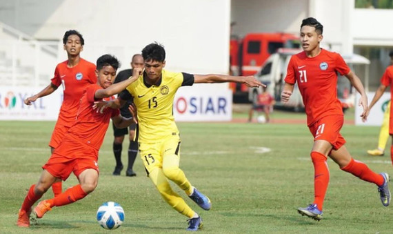 Singapore U19s become the first team to be eliminated - Laos U19s dominate Group B