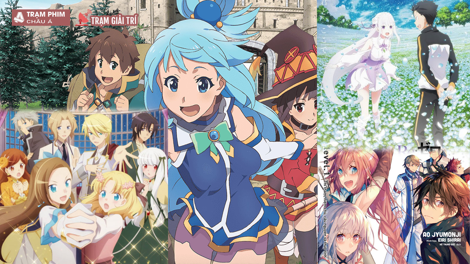 Top 15 Anime Lạc Vào Thế Giới Game Hay Nhất